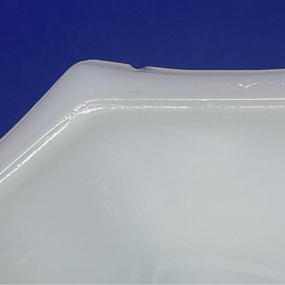 Anchor Hocking Milk Glass Pedestal Octagon Candy Dish - Picture 10 of 13